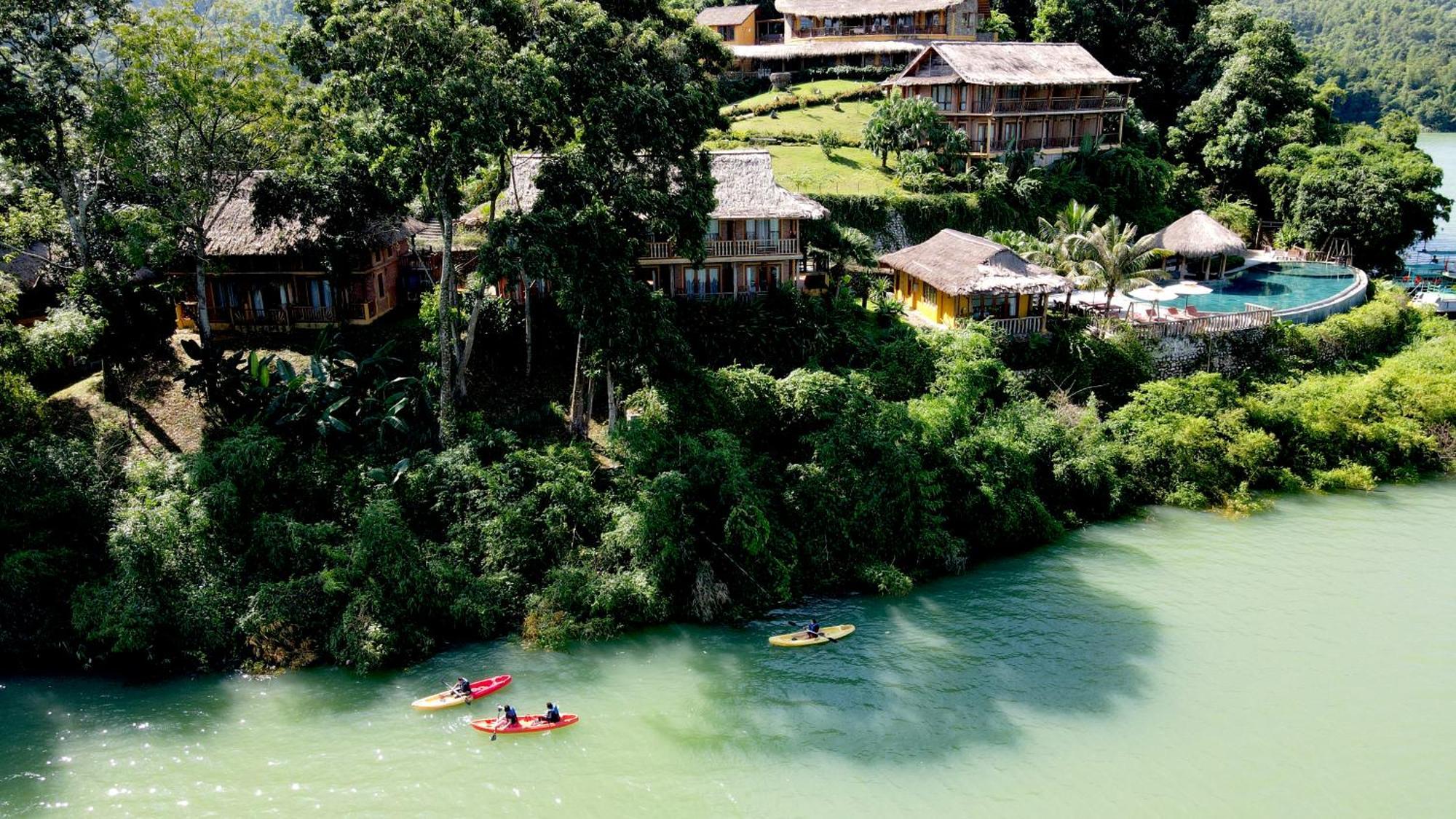 Mai Chau Hideaway Lake Resort Exterior photo